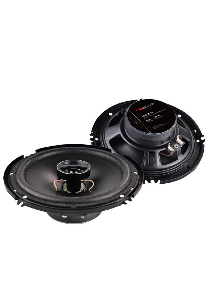 NAKAMICHI Nakamichi NSE1618 6″ 200-Watt Max 2-Way Coaxial Car Speakers  - Image 1