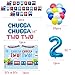 BEOXAGAR Chugga Chugga Two Two Party Decorations Train 2nd Birthday Cake Topper Supplies - Image 4