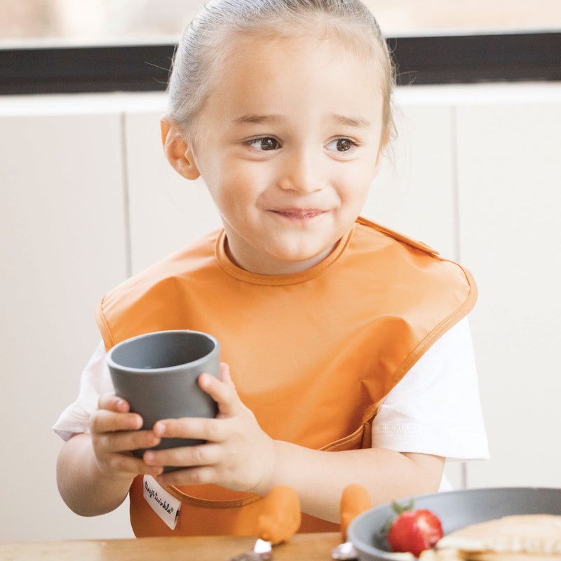 Tiny Twinkle Mess Proof Baby Bibs for Eating - Waterproof, Wipeable Toddler Bibs with Pocket - Baby Food Bibs for Girls & Boys(3 Pack,Cowboy) - Image 4