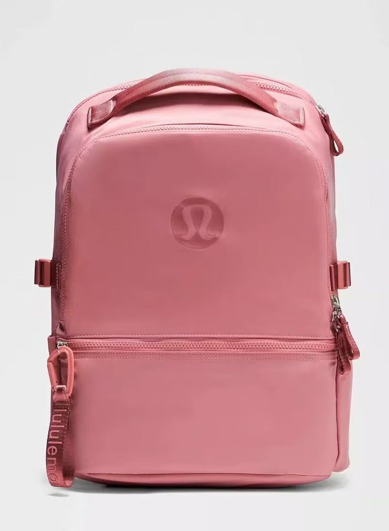 لولوليمون Lululemon حقيبة ظهر مزدوجة الأكتاف، رياضية، مناسبة للمدرسة، واللباس اليومي، وتسلق الجبال، بسعة كبيرة 22 لتر - Image 1