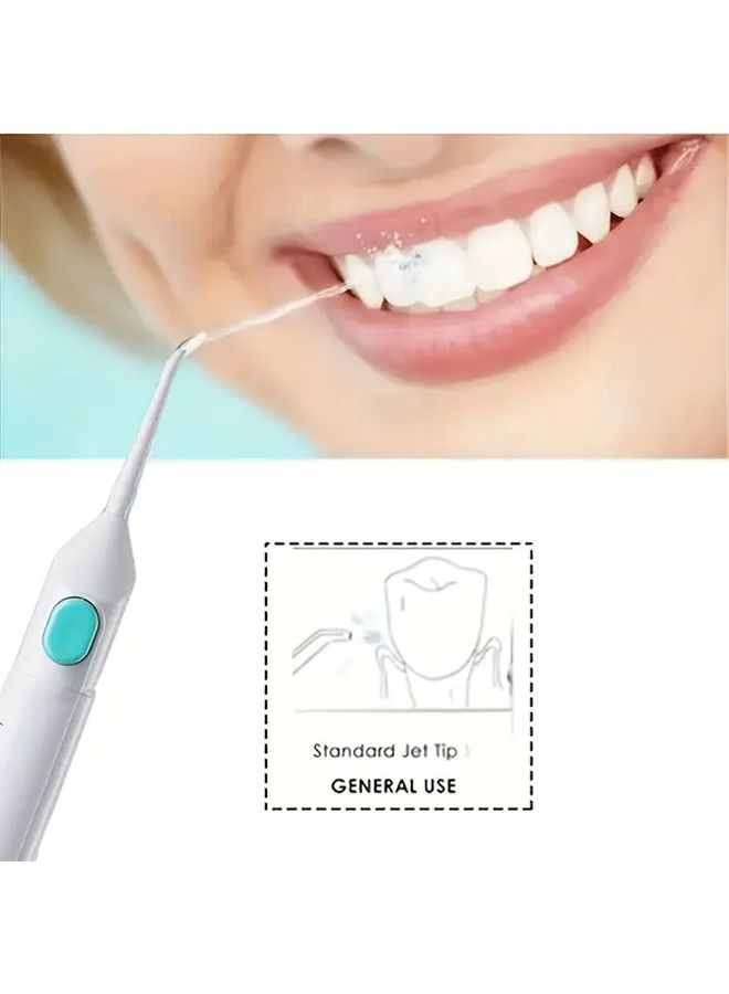 Deep Blue Portable Manual Oral Irrigator Teeth Gap Cleaning Gum Care Plaque Removal Travel Home Use - Image 5