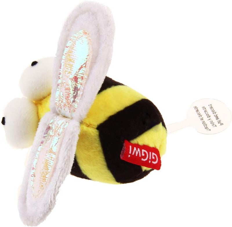 GiGwi Bee Melody Chaser Cat Toy - Plush Interactive Toy with Sound - Image 2