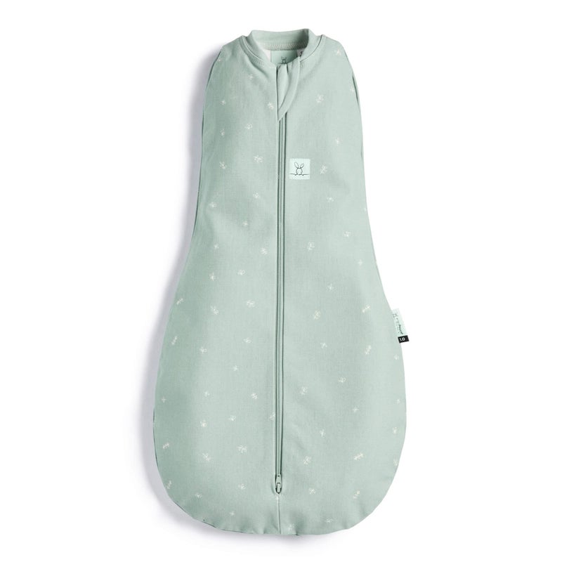 ergoPouch Cocoon Swaddle Sack 0.2 TOG - Baby Sleep Sack, Gentle Snug Fit Helps Calm Startle Reflex, Ideal for Arms In/Out Sleeping, Soft Breathable Fabric for Better Sleep (0-3 Months, Sage) - Image 1