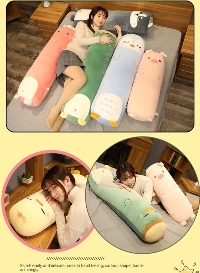 MUPI Long Plush Cute Body Pillows 27" Cuddle Stuffed Animal Shaped Bed Body Pillows Soft Cotton Plushies Doll Toy Gifts for Boys Girls Kids Adults (Bear, 27 Inch) - Image 5