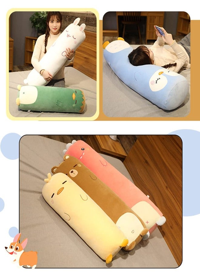MUPI Long Plush Cute Body Pillows 27" Cuddle Stuffed Animal Shaped Bed Body Pillows Soft Cotton Plushies Doll Toy Gifts for Boys Girls Kids Adults (Bear, 27 Inch) - Image 4