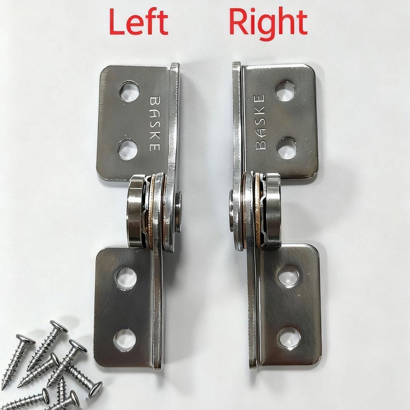 2pcs Hinge Shaft Metal Shock Absorber Torque 2.0 Nm 180 Degree Flip Stops Any Position Left Right Pair - Image 1