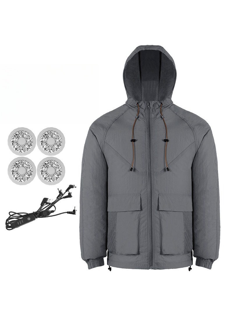 Outdoor Sun Protection, Cooling, Air Conditioning Clothing, Dirt Resistant Work Clothes, USB Smart Fan, Dirt Resistant Work Clothes  - Image 1