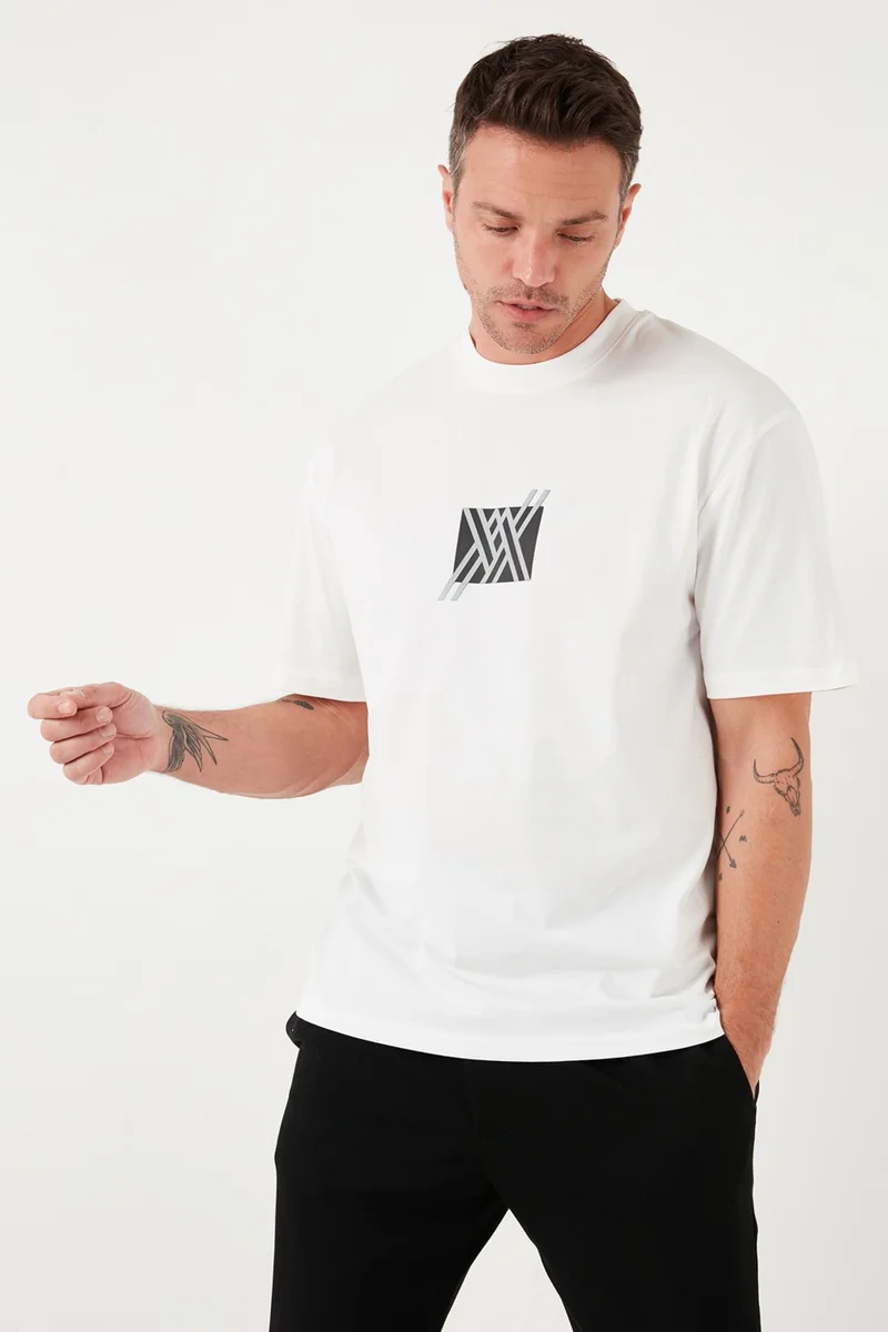 Buratti Cotton Regular Fit Crew Neck T Shirt Men's T Shirt 5902903