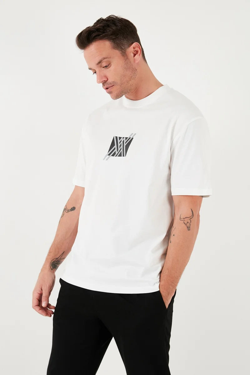 Buratti Cotton Regular Fit Crew Neck T Shirt Men's T Shirt 5902903