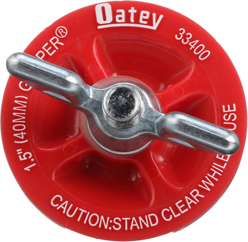 Oatey 33400 Mechanical Test Plug - 1.5 Inch, Plastic, Red, 5 Psi Back, 110 Deg F - Image 3
