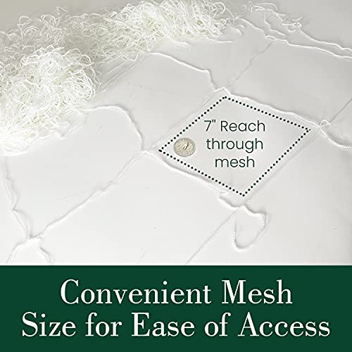 Dalen Gardeneer by Dalen Trellis Netting for Vertical Gardening – Heavy Duty Material – Tangle Free Nylon - 7" Mesh - 5' x 60' - Image 2