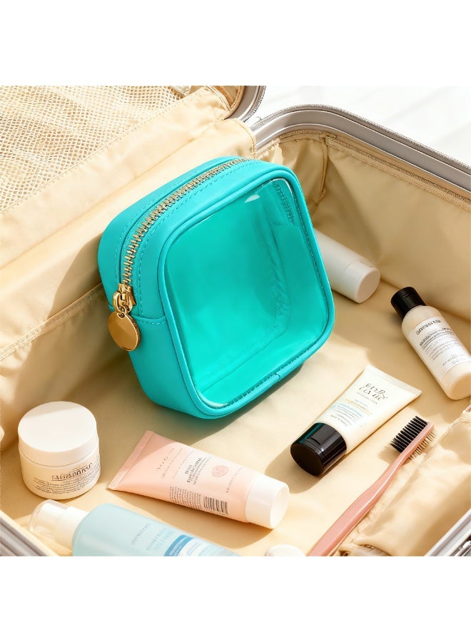 LEXIN 1pc Transparent Cosmetic Bag Mini Cosmetic Bag Women's Transparent Pouch Zipper Cute Pouch Makeup Travel Toiletries Wallet Storage Bag - Image 2