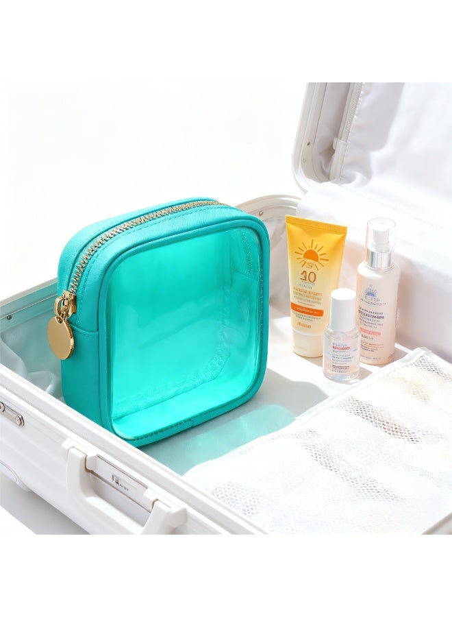 LEXIN 1pc Transparent Cosmetic Bag Mini Cosmetic Bag Women's Transparent Pouch Zipper Cute Pouch Makeup Travel Toiletries Wallet Storage Bag - Image 3