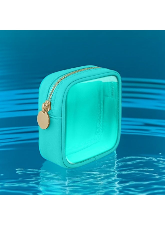 LEXIN 1pc Transparent Cosmetic Bag Mini Cosmetic Bag Women's Transparent Pouch Zipper Cute Pouch Makeup Travel Toiletries Wallet Storage Bag - Image 4