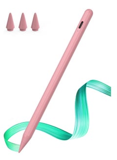 Pencil 2nd Generation with Palm Rejection, Fast Charging, Apple Pencil 2nd Gen Compatible with iPad Pro 11&12.9, iPad 10th/9th/8th/7th/6th, iPad Air 3rd/4th/5th, iPad Mini 5th/6th-Pink