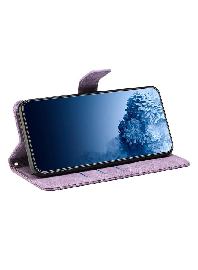 S-TOP Case For Samsung Galaxy A23 Mandala Embossed Flip Leather Phone Case - Image 4