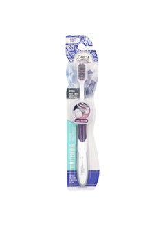 GuruNanda GuruNanda, Whitening Flossing Spiral Bristles Toothbrush, Soft, 1 Toothbrush  - Image 1