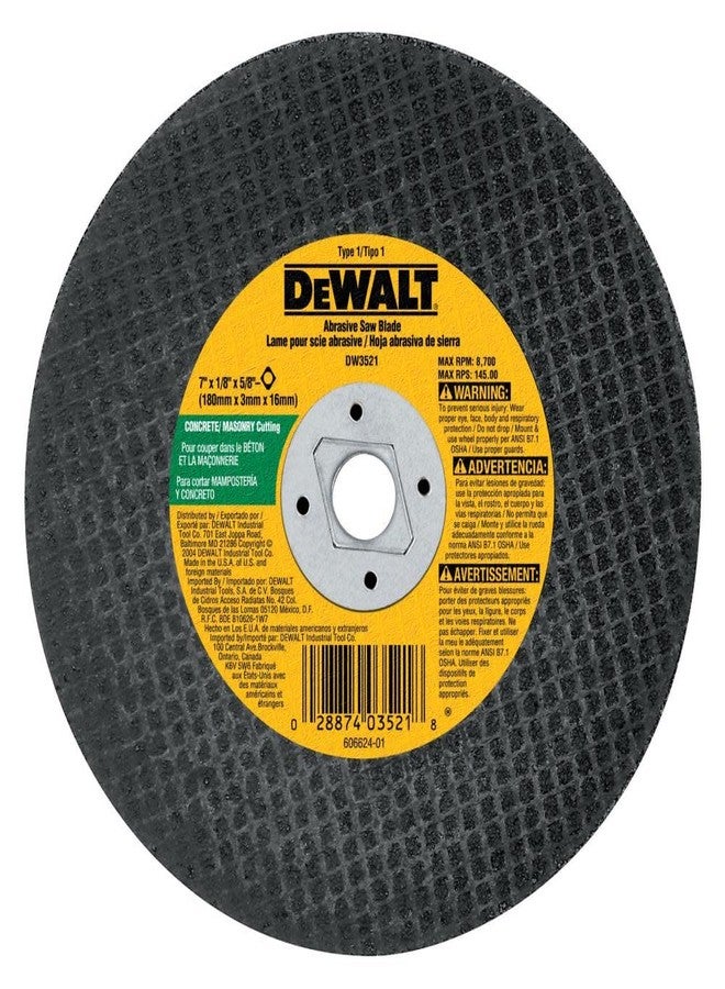 DeWalt DW3521 7-Inch X 1/8-Inch Masonry Abrasive Blade - Image 2