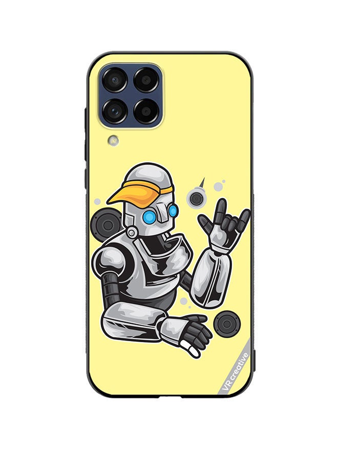VR CREATIVE Protective Case Cover For Samsung Galaxy M53 Cool Robot Design Multicolour - Image 1