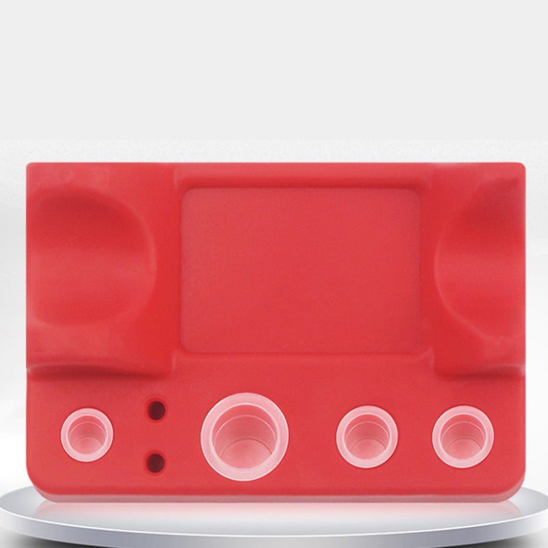 Square Silicone Tattoo Ink Pigment Cup Holder Embroidery Paint Caps Stand Microblading Pen Rack Eyebrow Makeup Machine Accessories - Image 4
