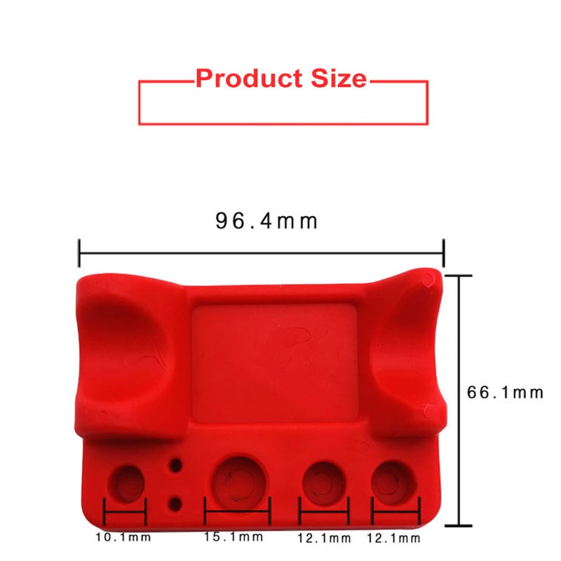 Square Silicone Tattoo Ink Pigment Cup Holder Embroidery Paint Caps Stand Microblading Pen Rack Eyebrow Makeup Machine Accessories - Image 5