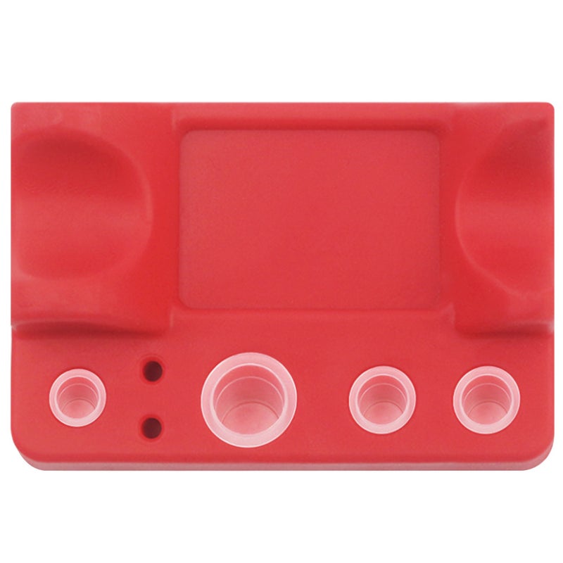 Square Silicone Tattoo Ink Pigment Cup Holder Embroidery Paint Caps Stand Microblading Pen Rack Eyebrow Makeup Machine Accessories - Image 1