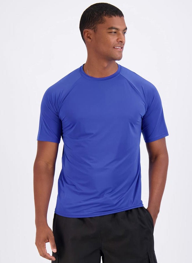 REALESSENTIALS 4 Pack: Mens Swim Short Sleeve Rash Guard Shirts Bathing Shirt Swimsuit Swimming Men Swimwear Sun Protection Tee Top BJJ Rashguard UPF 50 Surf Pool Water Brazilian Jiu Jitsu Water Tshirt - Set 6, XXL - Image 2