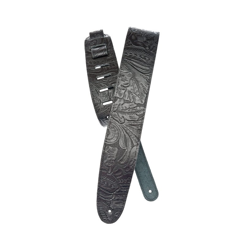 D'Addario 2.5 Lth Embossed Bk (25LE00) - Image 1