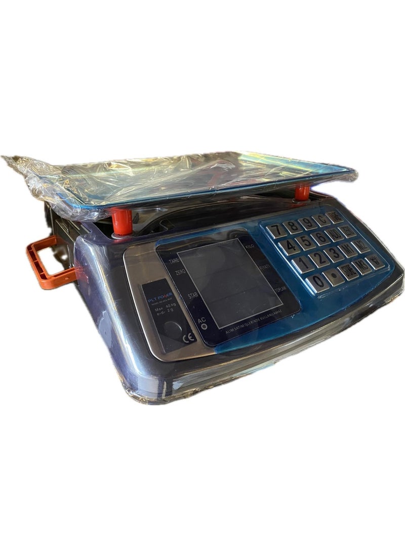 Plt Power 40KG/2GR Precision Price Calculating Scale (Charged and Battery)  - Image 2