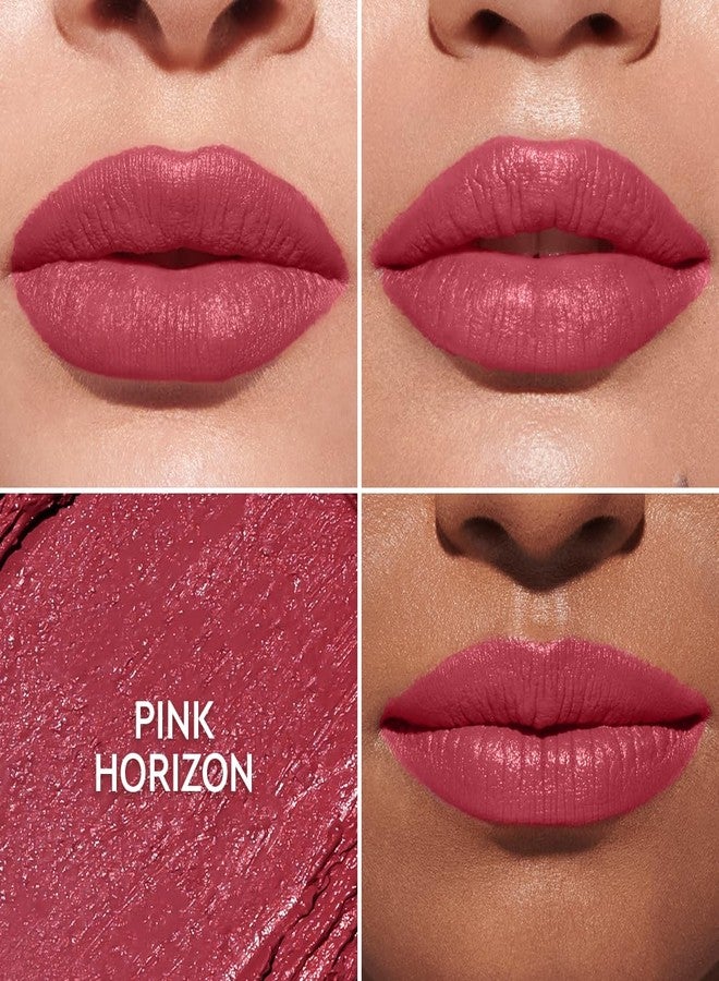 Kiro Slickstick Luxe Matte Lipstick - Pink Horizon, 2.4g | High-Pigment Velvet Matte Finish | Hydrating & Long-Lasting | Infused with Peptides & Hyaluronic Spheres | 12 Nude, Pink, Brown & Red Shades - Image 3