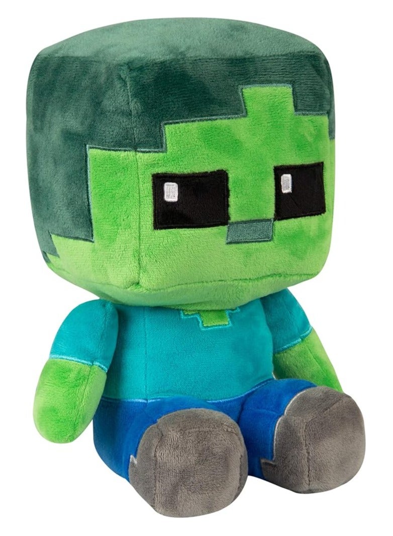 Minecraft Zombie Plush Toy - Soft, Fun Kids' Toy - High-Quality Cloth Teddy - Perfect Gift - Image 1