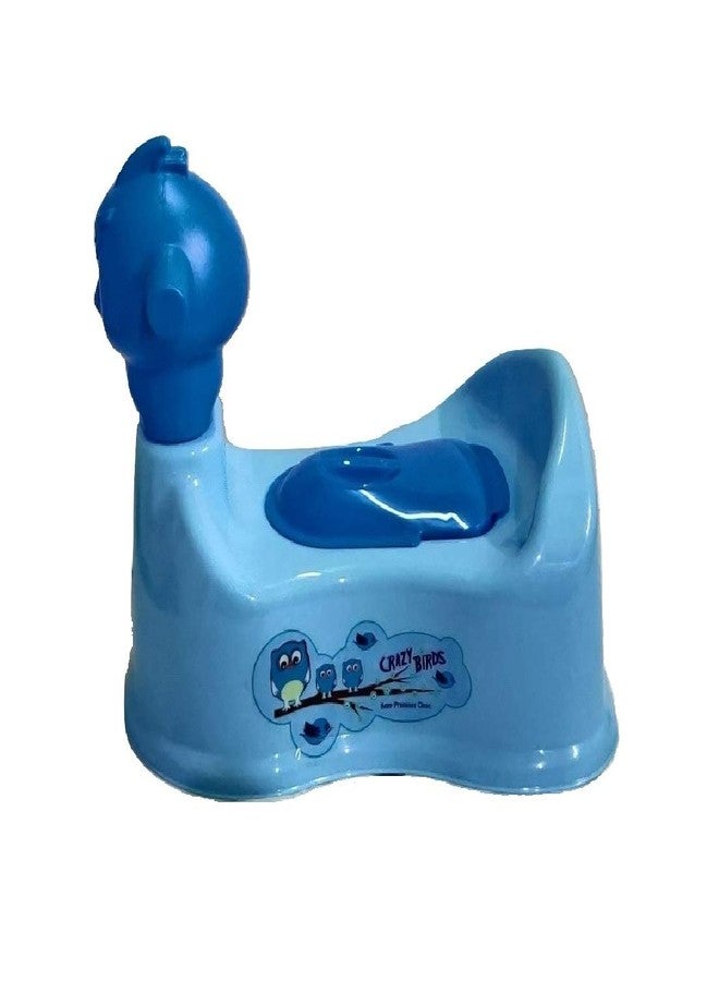 aaKaR Sonal - Crazy Bird - Baby Toilet Trainer Potty Seat with Lid Cover (Blue) - Image 4