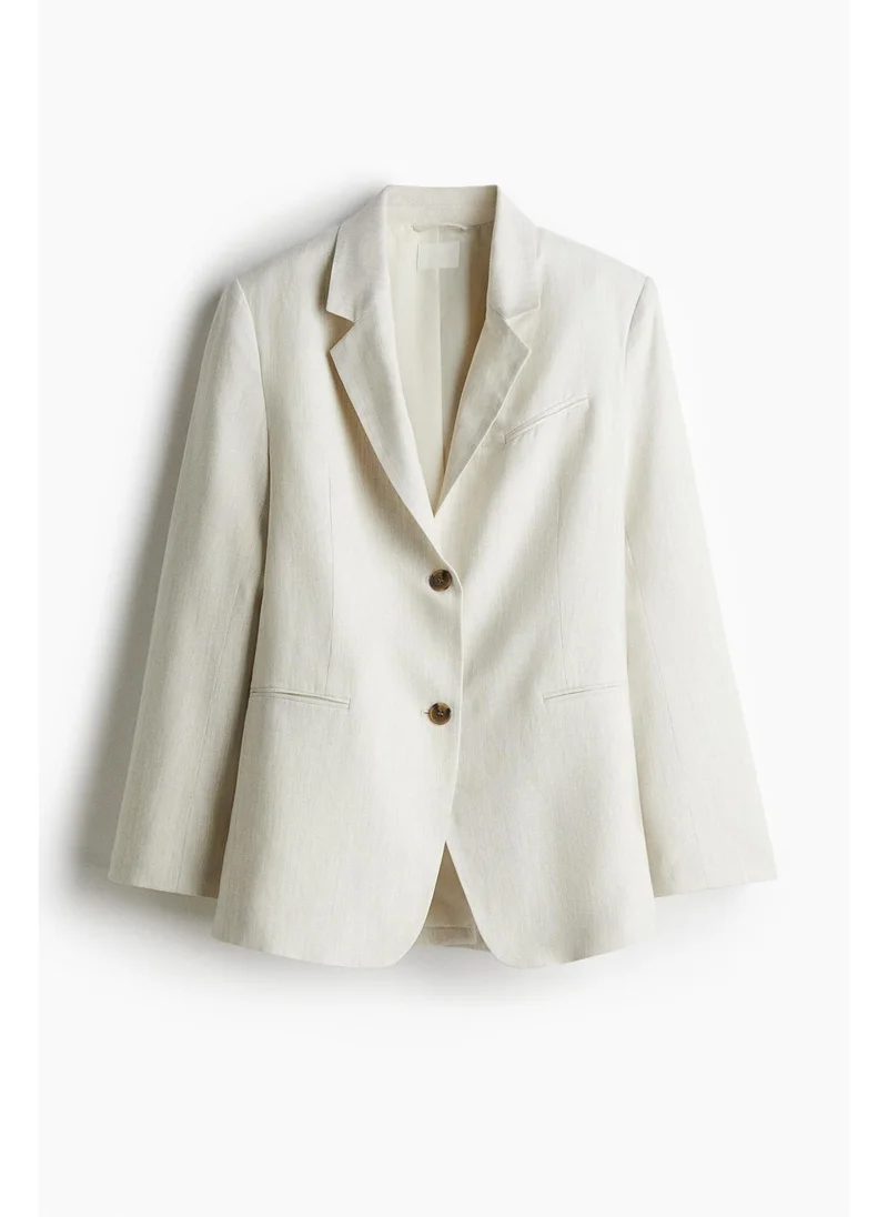 H&M Linen-blend blazer