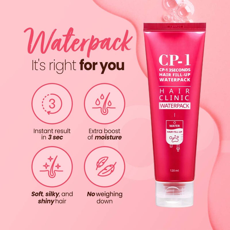 CP-1 3 Seconds Hair Fill-Up Waterpack 120ml, Leave on Condioner, Leave-in Hair Mask - Image 5