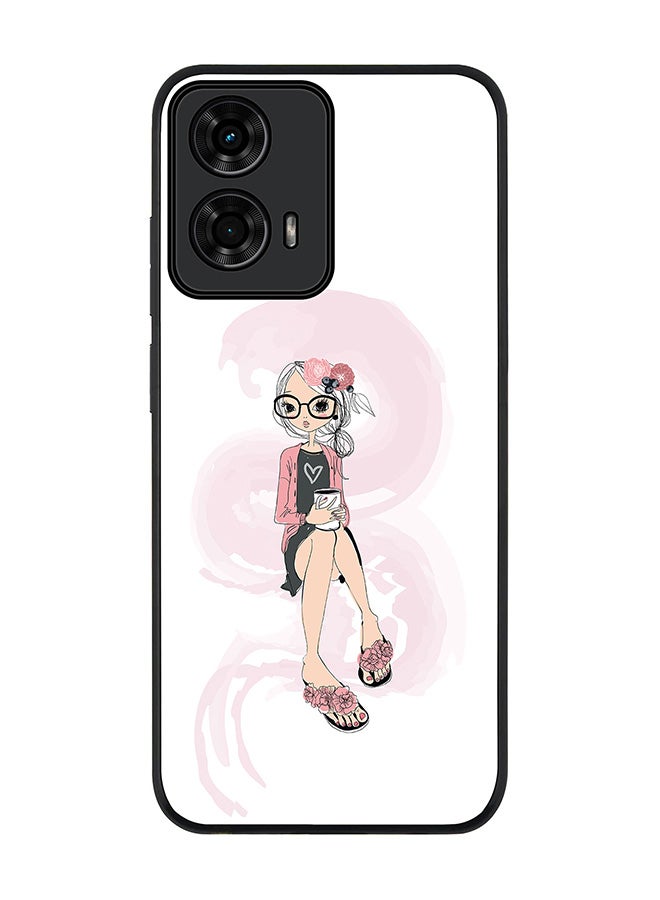 Stylizedd For Motorola Moto G04 / G04s Case,Slim fit Camera Protection, Shockproof Thin Phone cover - Nerdy Cute - Image 1