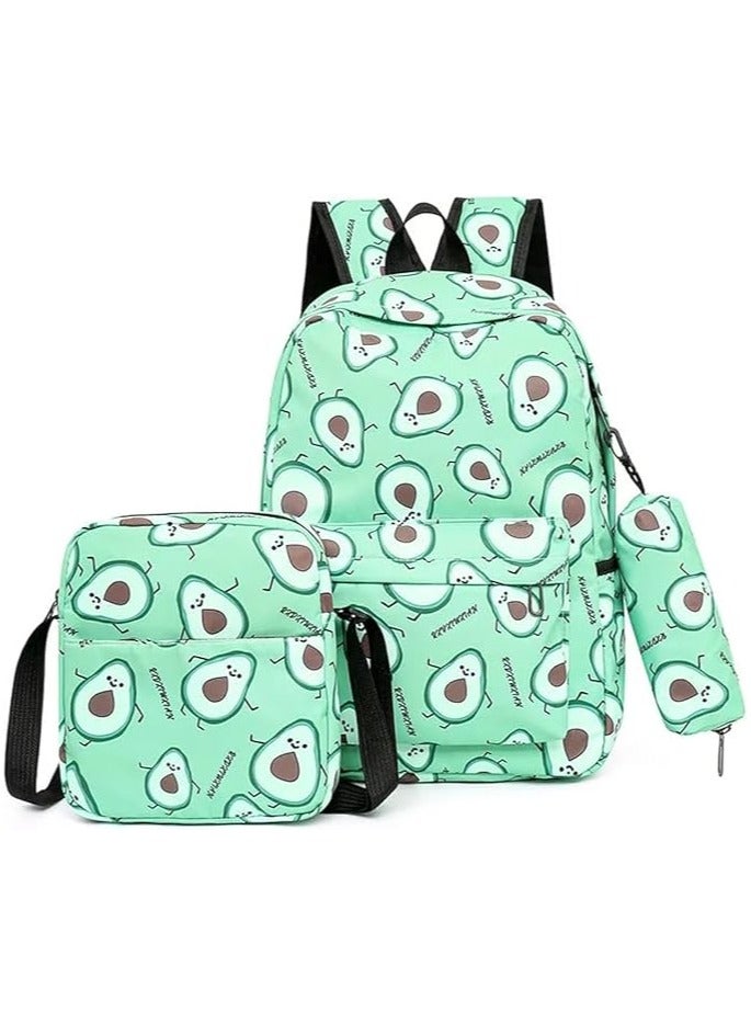 Premium Multi-Pocket Student School Backpack Set - Anti-Theft Bags with Large Capacity and Stylish Design, Perfect for Daily Use and Travel  - Image 1