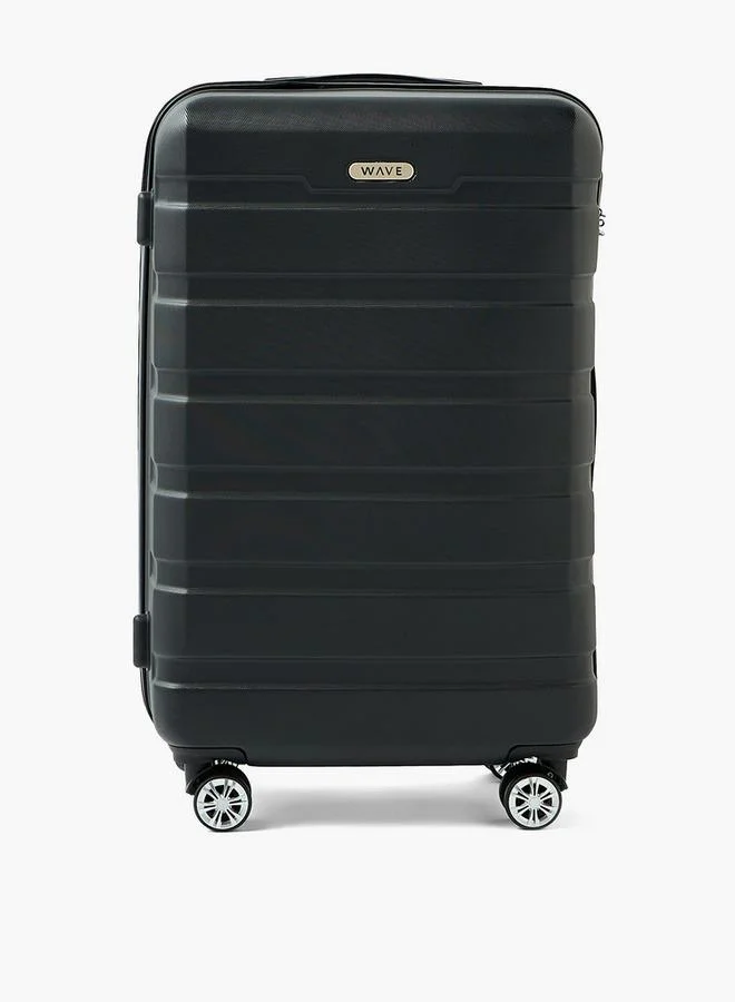 وايف Textured Hardcase Luggage Trolley With Retractable Handle - 20 Inches Cabin Bag