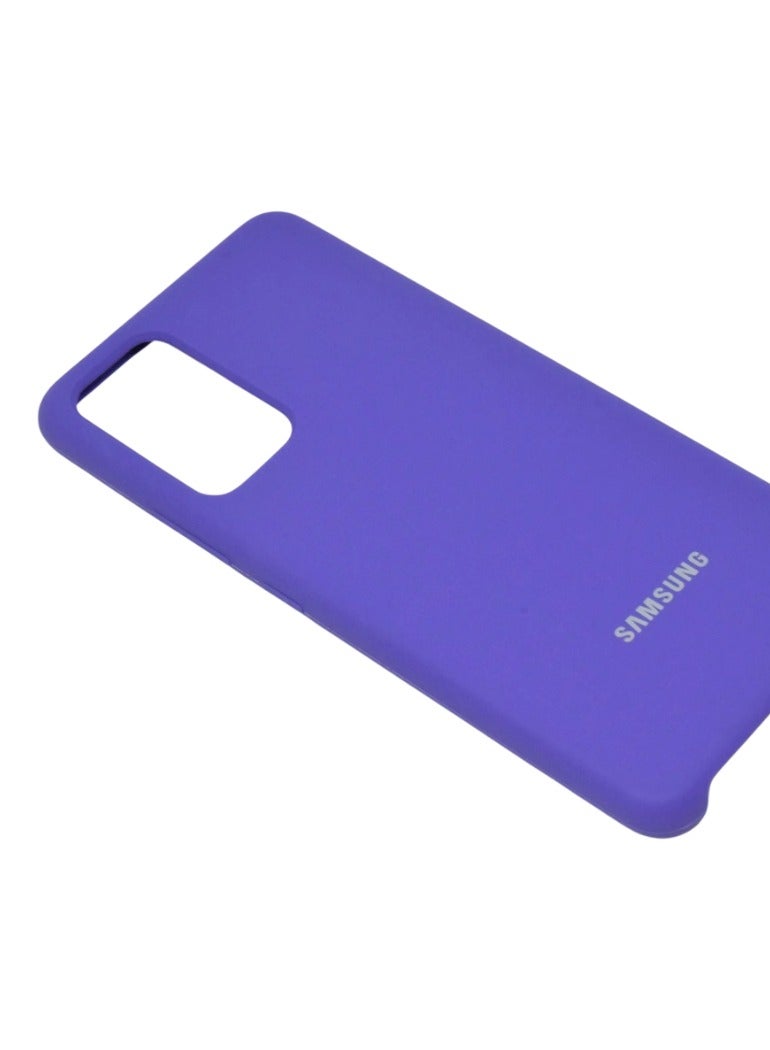 جالاكسي غطاء حماية لهاتف سامسونج A82 مصنوع من جل سائل من السيليكون المطاطي الناعم الملمس الحريري ومضاد للخدش ومقاوم للصدمات وبطانة من الألياف الدقيقة متوافق مع غطاء سامسونج جالكسي A82 - Image 2