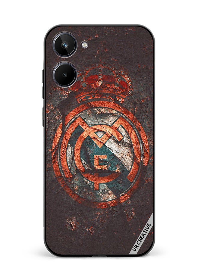VR CREATIVE Protective Case Cover For Realme 10 Real Madrid Cake Design Multicolour - Image 1
