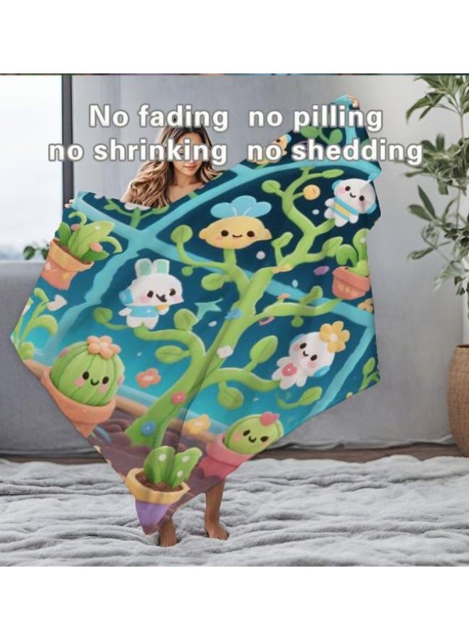 general Baby and children's cartoon flannel thin blanket (warm and comfortable, suitable for sleep, game use) 70cm*100cm - Image 4