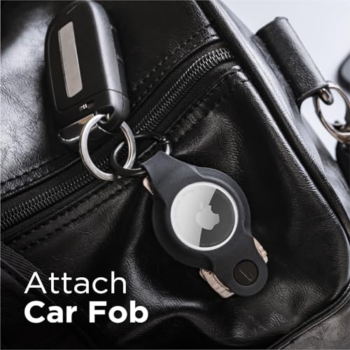 A. Vogel KeySmart AirTag Keychain Key Holder, Compatible with Apple AirTag Holder, Key Organizer Keychains, Case for Air Tag Key Chain, Key Ring - (Up to 5 Keys, Flex Silicone, Air Tags Not Included) - Image 5