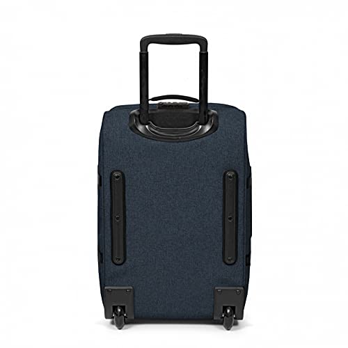 Eastpak Tranverz - Suitcase with Wheels - Rolling Luggage for Travel with TSA Lock, 2 Wheels, 2 Compartments, and Compression Straps - S, Triple Denim (EK61L26W) - Image 5