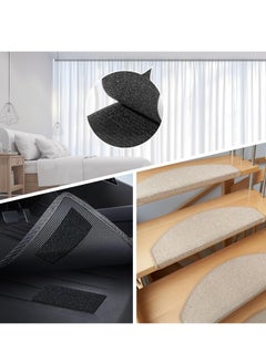 Generic 10cm x 600cm Black Heavy Duty Hook and Loop Tape Adhesive, Prevent Sofa Cushions,Patio Cushions, Carpets,Picture Wall Hanging, Double Sided Hook Loop Roll  - Image 3