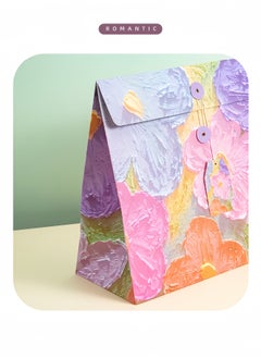 Harse Oil Painting Style Gift Bag, Birthday Gift Box, Envelope Packaging Bag, Creative Paper Gift Bag, Holiday Gift Box, Gift Bag  - Image 3