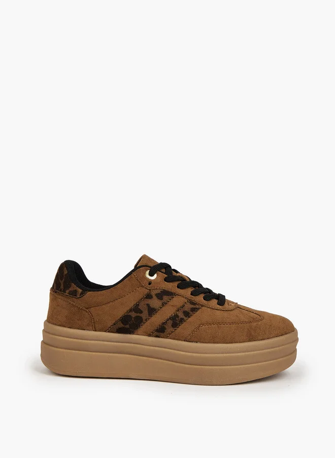 Celeste Women's Panelled Lace-Up Sneakers