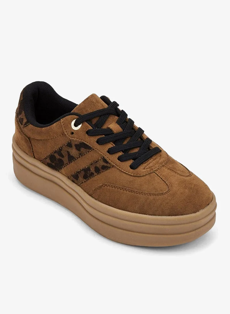 Celeste Women's Panelled Lace-Up Sneakers