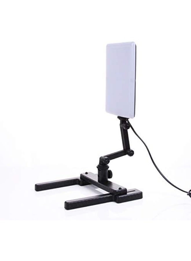 نانجوانج طقم إضاءة LED محمول للتصوير الفوتوغرافي نانجوانج CN-T96 (2 قطعة، 36 واط) – لوحات إضاءة بـ96 مصباح LED، ضوء نهاري 5600 كلفن، مؤشر ألوان CRI 95، قابلة للطي وخفيفة الوزن، مع حوامل قابلة للتعديل، مثالية لتصوير المنتجات والأشياء الثابتة - Image 5