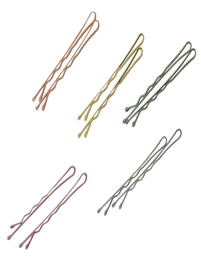 La Belleza Metal Colorful,Non-Slip Hair Clips Bob Pins/Juda Pins for Women And Girls, Baby Hair Styling Side Pins (Set Of 40) - Image 3