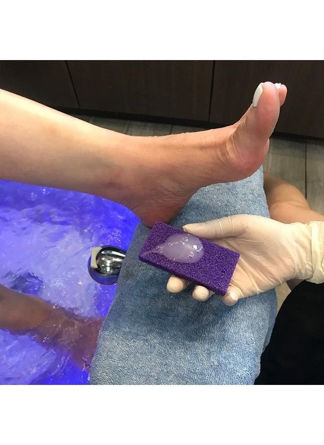 NOVAL - Pumice Stone for Feet Scrubber Dead Skin Disposable Foot Pumice Foot Callus Remover Pedicure Tools Purple Pumice Sponge Nail Salon Home Use,40 PCS - Image 1