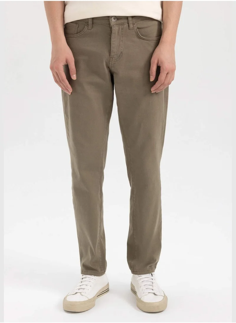 DeFacto Man Slim Fit Woven Woven Trousers